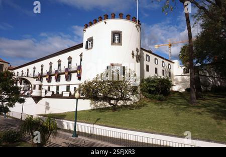 Palácio de São Lourento un museo e la residenza ufficiale del rappresentante della Repubblica a Funchal, Madeira, Portogallo Foto Stock
