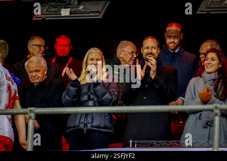 Oslo, Norvegia, 7 dicembre 2024. Il principe ereditario norvegese Haakon Magnus e la principessa mette Marit credito: Frode Arnesen/Alamy Live News Foto Stock