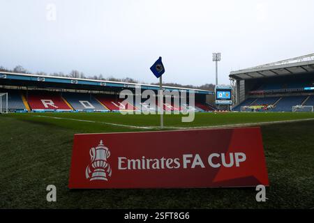 Una vista generale di Ewood Park, Blackburn prima della fa Cup, partita del quarto turno tra Blackburn Rovers e Wolverhampton Wanderers Foto Stock