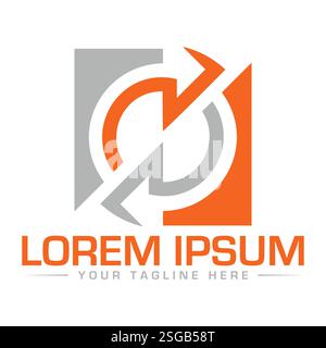 Logo PD Letter Illustrazione Vettoriale