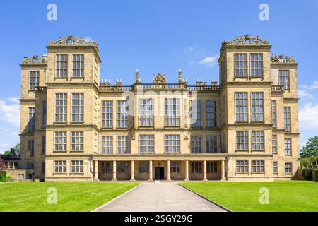 Hardwick Hall Derbyshire vicino a Chesterfield Derbyshire Inghilterra Regno Unito Europa Foto Stock
