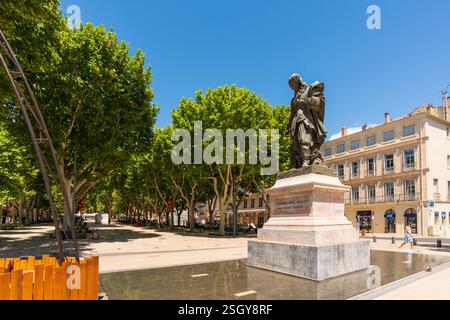 Allees (Road) Paul Riquet, Beziers, Herault, Occitanie, Francia, Europa Foto Stock