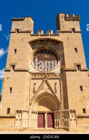 Cattedrale di Saint Nazaire e Saint Celse de Beziers, Herault, Occitanie, Francia, Europa Foto Stock