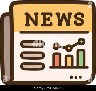 Illustrazione e grafica del vettoriale delle informazioni aziendali. Fa parte della categoria aziendale e ufficio. Illustrazione Vettoriale