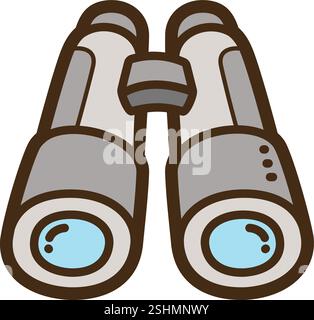 Illustrazione e grafica del doodle vettoriale delle osservazioni. Fa parte della categoria aziendale e ufficio. Illustrazione Vettoriale