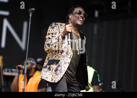 Charlie Wilson si esibisce al Barclaycards British Summertime a Hyde Park il 14 luglio 2018 Foto Stock
