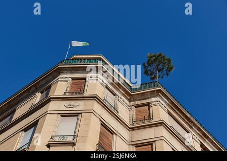 Case di città in Svizzera Foto Stock