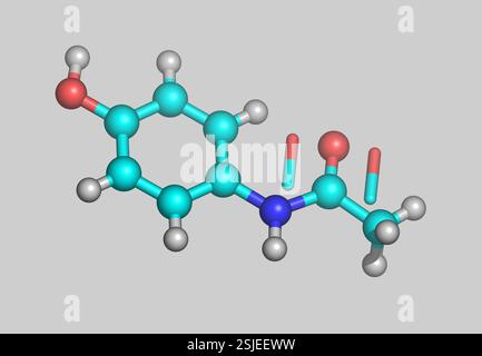 Farmaco come modello molecolare Foto Stock