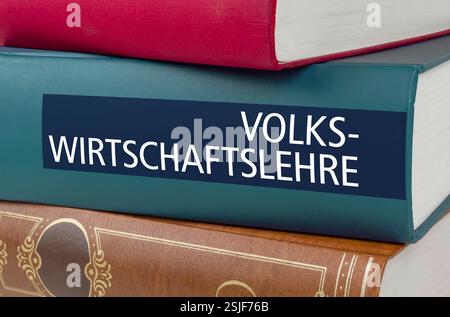 Titolo del libro - economia Foto Stock