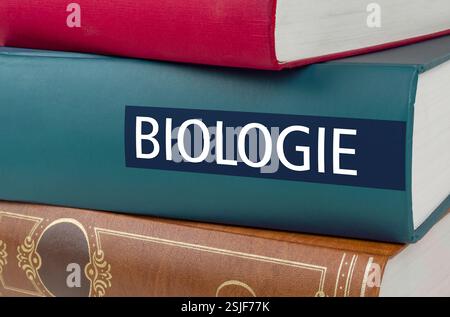 Titolo del libro - Biologia Foto Stock