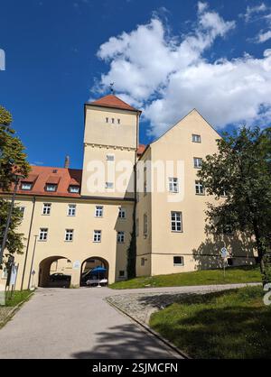 La famosa birreria Weihenstephan di Freising, la più antica al mondo, la Germania Foto Stock