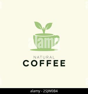 Immagine vettoriale del logo Minimal Coffee Illustrazione Vettoriale
