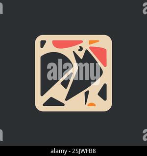 Immagine vettoriale del logo del pollo Illustrazione Vettoriale