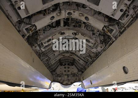 La zona bomba di un Avro Vulcan B2 Foto Stock