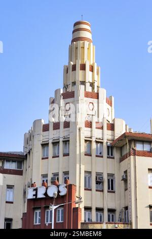 Eros Cinema, Churchgate, Bombay Mumbai, Maharashtra, India, Asia Foto Stock