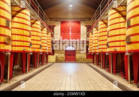 Azienda vinicola Marques de Riscal. La città del vino. Elciego. Percorso del vino Rioja alavesa. Alava. Paesi baschi. Spagna Foto Stock