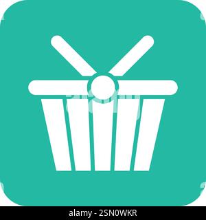 Illustrazione di progettazione dell'icona del vettore del carrello Illustrazione Vettoriale