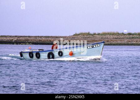 Happy Tidings II alle Isole Frane nel 1984 Foto Stock