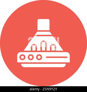 Illustrazione di progettazione dell'icona del vettore estrattore Illustrazione Vettoriale