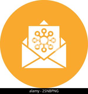 Illustrazione della progettazione dell'icona del vettore di connessione Illustrazione Vettoriale