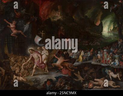 Harrowing of Hell Jan Brueghel il Vecchio / Hans Rottenhammer - Mauritshuis Foto Stock