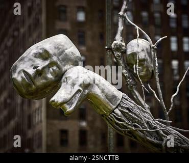 Opera di Giulia Cenci su The Highline, New York City, USA Foto Stock