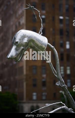 Opera di Giulia Cenci su The Highline, New York City, USA Foto Stock