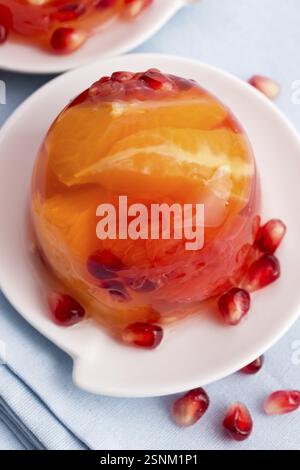 Dolci in gelatina con agrumi, lodz, polonia Foto Stock