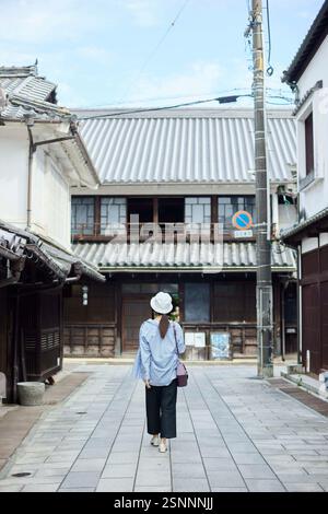 Donne giapponesi che amano viaggiare in destinazioni turistiche Foto Stock