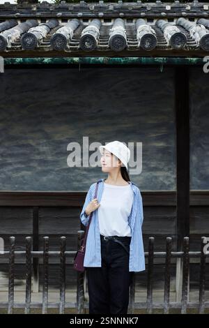 Donne giapponesi che amano viaggiare in destinazioni turistiche Foto Stock