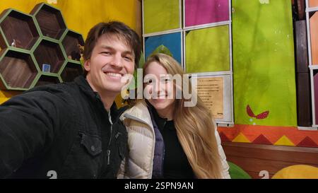 Kyoto, Giappone - dicembre 27 2024: Un grazioso caffè giapponese Foto Stock