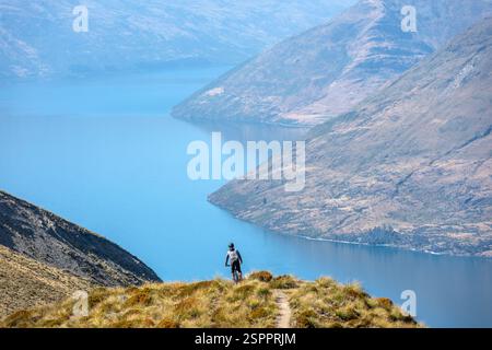 Queenstown, 29 gennaio 2025: Sulla passeggiata fino a Ben Lomond Foto Stock