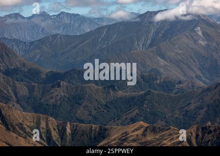 Queenstown, 29 gennaio 2025: Sulla passeggiata fino a Ben Lomond Foto Stock