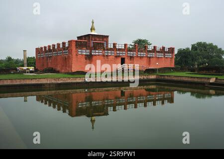 Gautama Buddha, luogo di nascita a Lumbini, Nepal, patrimonio mondiale dell'UNESCO Foto Stock