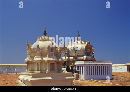 Tempio di Kanyakumari Kanniyakumari, Tamil Nadu, India, Asia Foto Stock