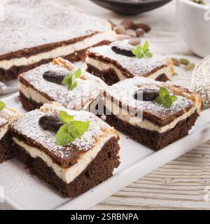 Torta al rabarbaro Foto Stock