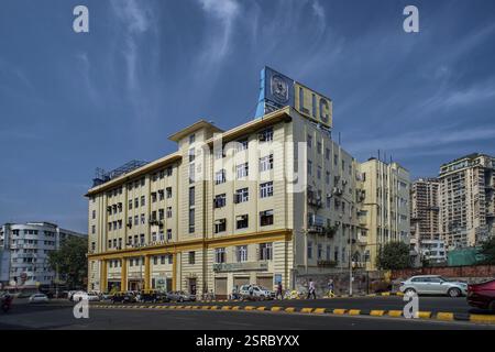 LIC Edificio, Opera House, Mumbai, Maharashtra, India, Asia Foto Stock