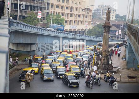 Statua di khada parsi, Bombay, Mumbai, Maharashtra, India 11-01-2010 Foto Stock