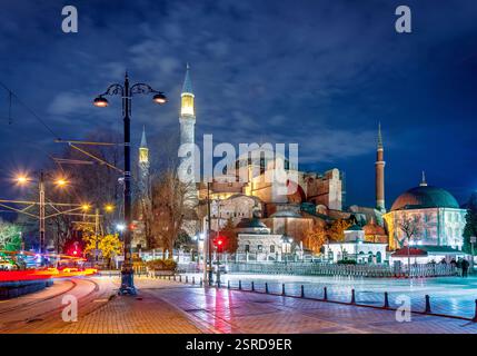 Grande Moschea e museo di Santa Sofia, Istanbul, Turchia Foto Stock