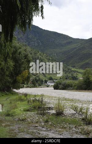 Mo Chhu river, Gasa Dzongkhag, Bhutan, Asia Foto Stock