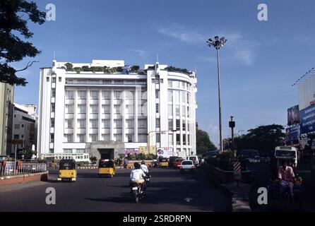 Edificio principale per uffici Parry, Esplanade Road, Madras Chennai, Tamil Nadu, India, Asia Foto Stock