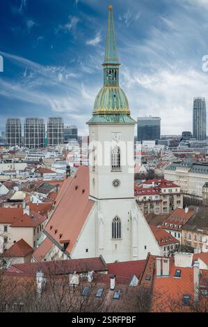 Cattedrale di San Martino (Katedrala svateho Martina). Una chiesa a Bratislava. Slovacchia. Foto Stock