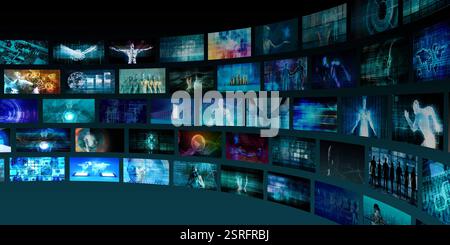 Processo di pianificazione strategica per le vendite e il marketing Foto Stock