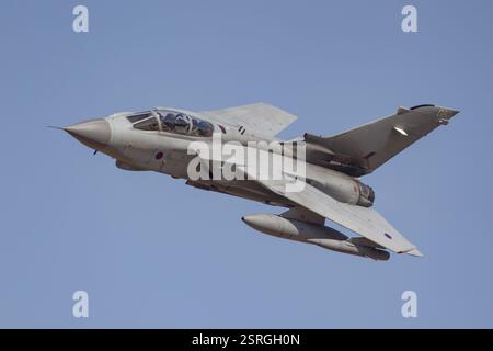 Panavia Tornado Aircraft in RAF Royal Air Force Flying, Inghilterra, Regno Unito, Europa Foto Stock