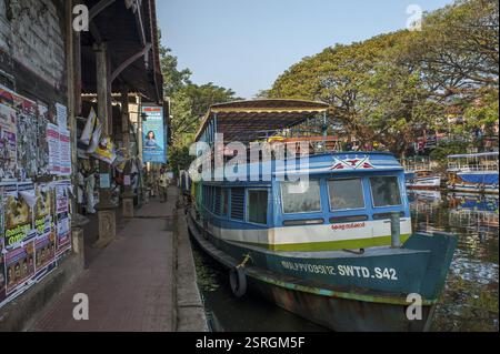 Il Molo, Alappuzha, Kerala, India, Asia Foto Stock