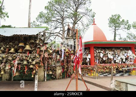 Chitai Golu Devta Bell Temple, Almora, Uttarakhand, India, Asia Foto Stock