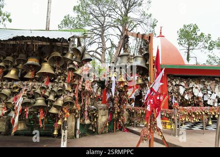 Chitai Golu Devta Bell Temple, Almora, Uttarakhand, India, Asia Foto Stock