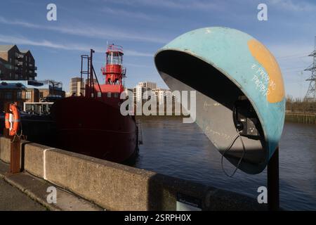 Container City (Leamouth), Trinity Buoy Wharf, Londra Foto Stock