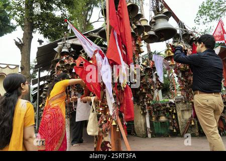 Chitai Golu Devta Bell Temple, Almora, Uttarakhand, India, Asia Foto Stock
