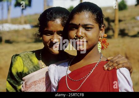 Donne tribali, Visakhapatanam Araku, Andhra Pradesh, India, Asia Foto Stock